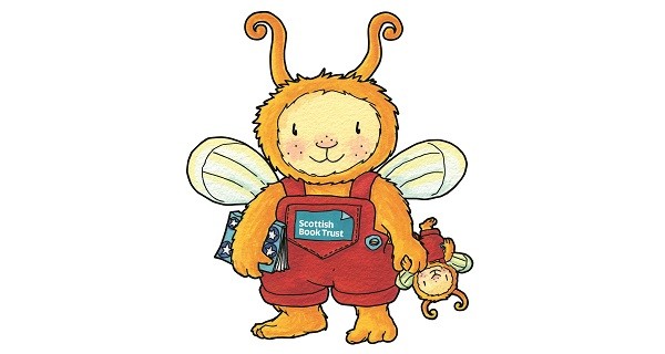 An illustrated Bookbug logo