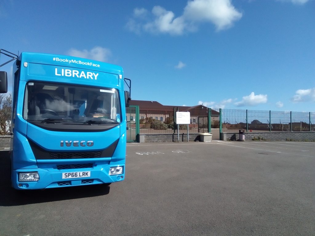 A photograph of the Mobile Library