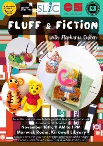 A Poster for Fluff and Fiction with Stephanie Cullen