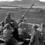 A photograph of anti-aircraft gunners at Ness Battery in Stromness