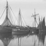 A old photograph of boats