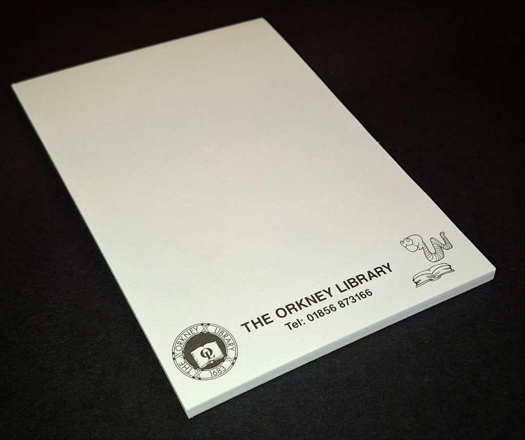 Orkney Library & Archive Notepad