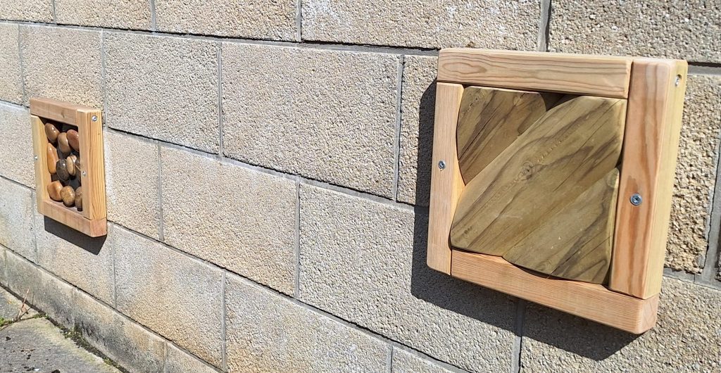 Tactile wooden panels
