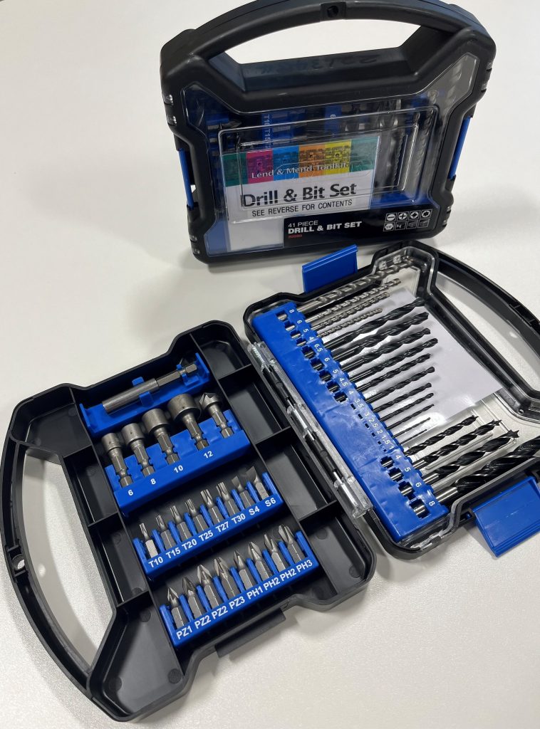 A drill bit set