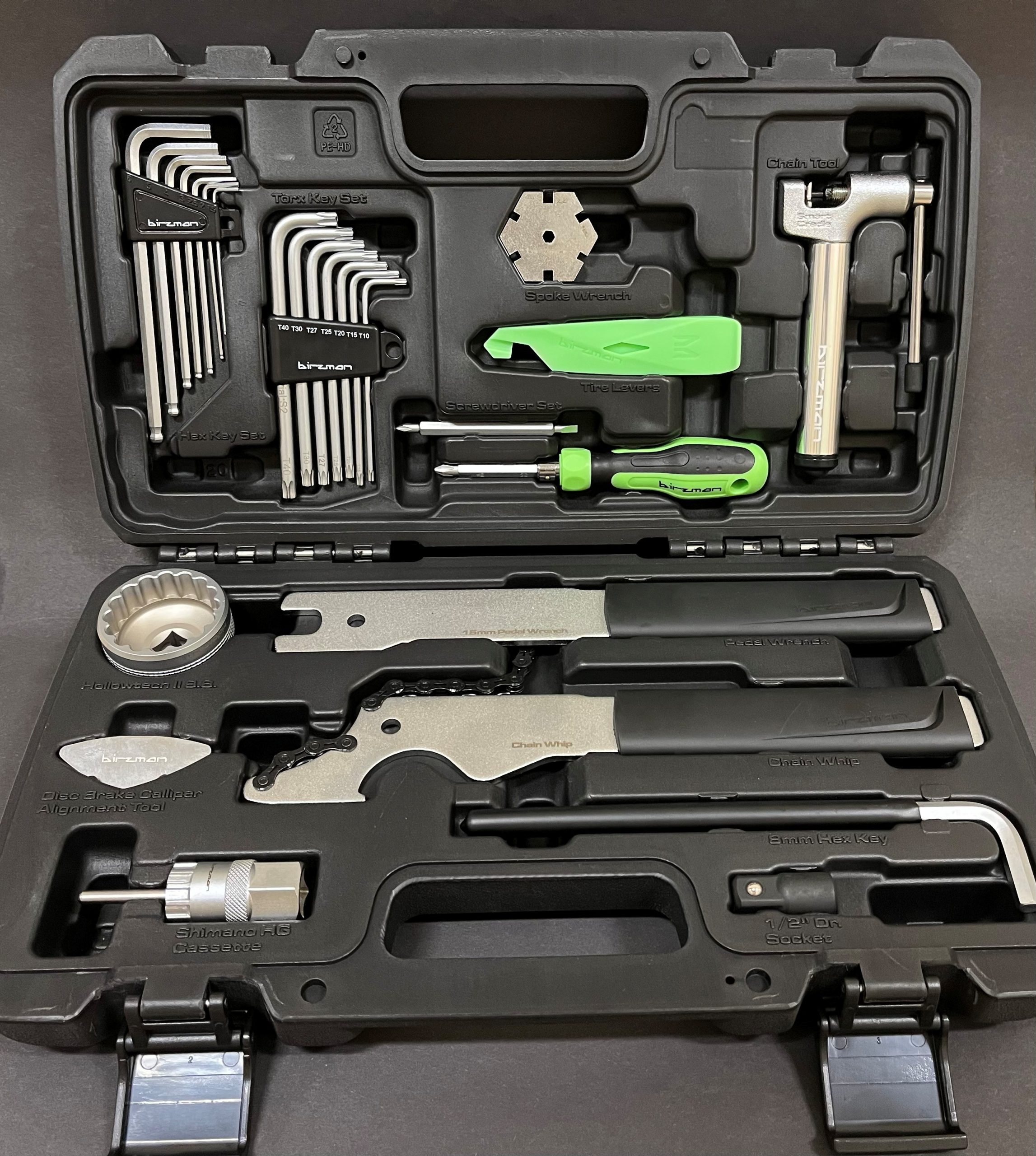 Cycle repair kit with tools
