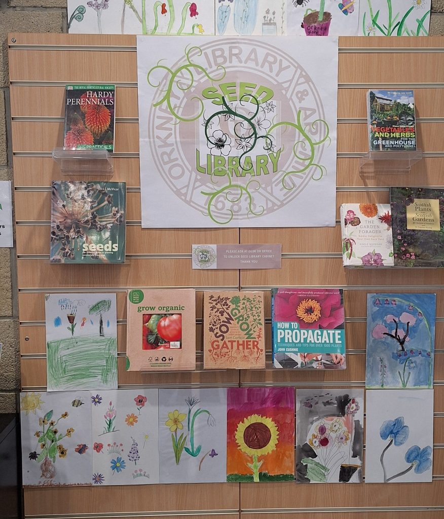 Seed Library display