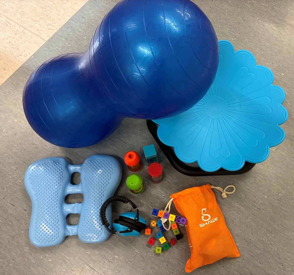 A selection of sensory aides